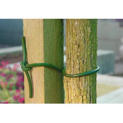 Green Jem Garden Wire Green 5Mtr x 3mm GSGW5 | PVC Coated Plant Tie Wire | Strong Support for Tying-Fixing and Training Plants