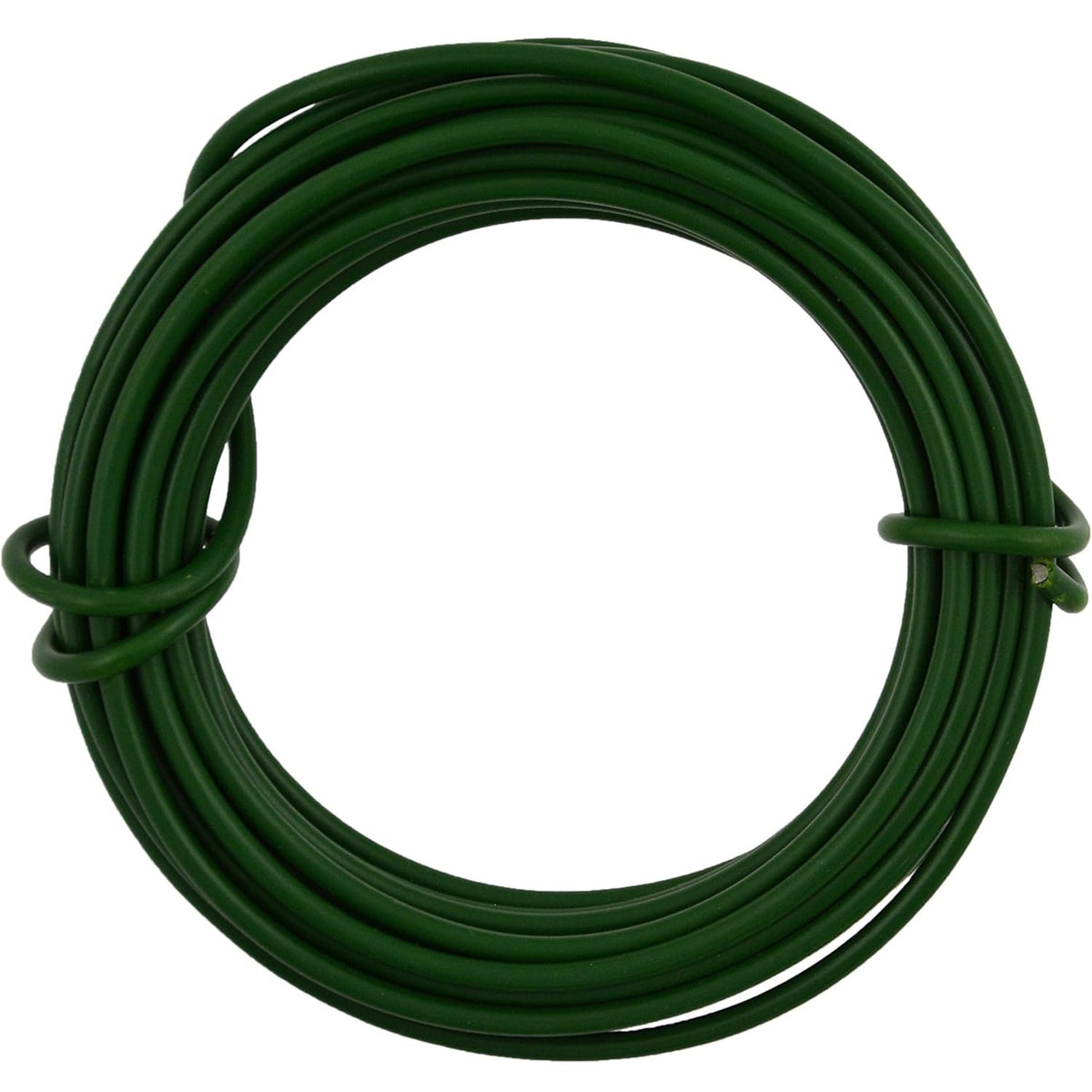 Green Jem Garden Wire Green 5Mtr x 3mm GSGW5 | PVC Coated Plant Tie Wire | Strong Support for Tying-Fixing and Training Plants