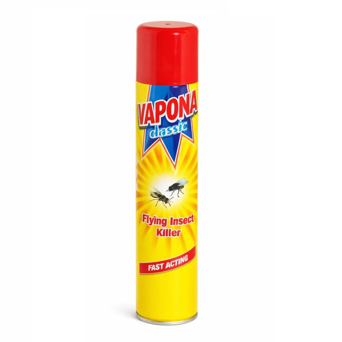 Vapona Classic Flying Insect Killer Spray Multicoloured 300ml 2044425 | For Flies and Flying Insects