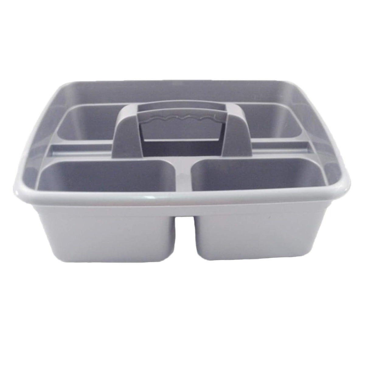 Deluxe Heavy Duty Plastic Cleaning Caddy Assorted 30cm x 40cm PB1015-S | Easy Grip Handle | Multi Compartment Tray | Storage Tray