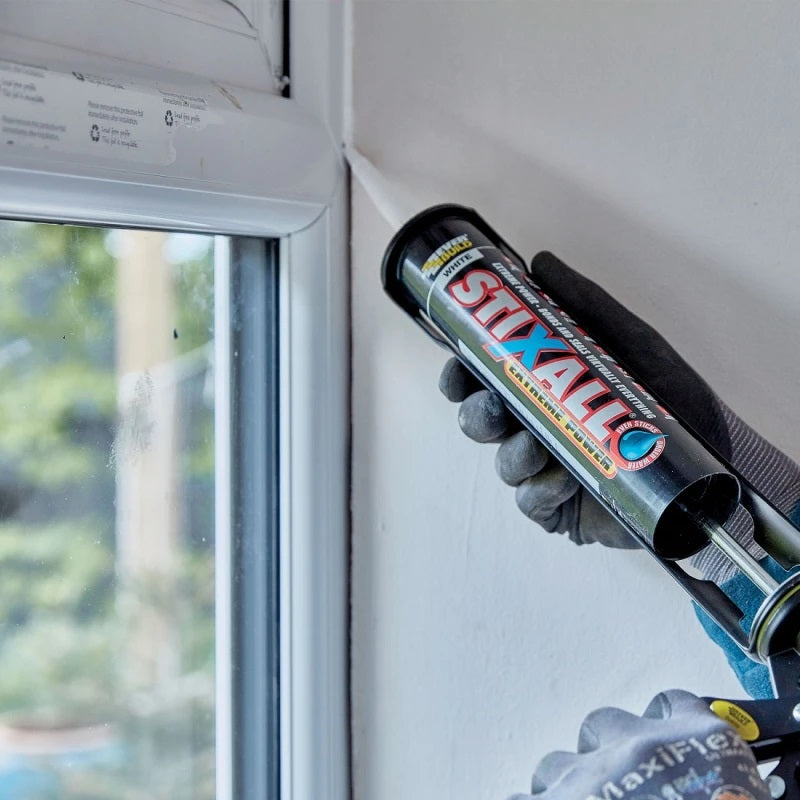 Everbuild Stixall Extreme Power Adhesive and Sealant Clear 80ml 483124 | Multi Purpose Bonding Glue | Waterproof | High Strength Fixing Adhesive | Seals Virtually Everything