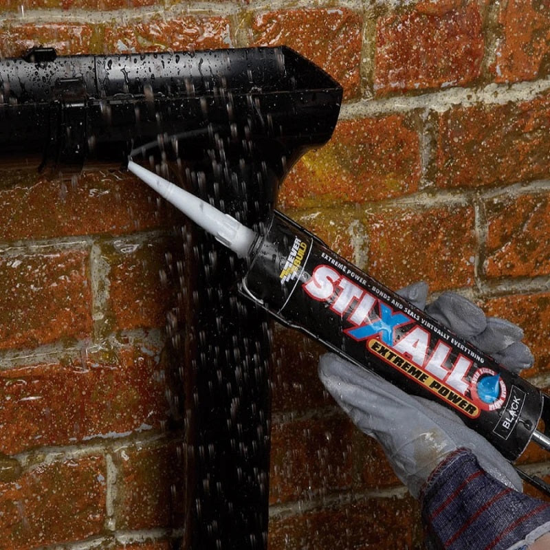 Everbuild Stixall Extreme Power Adhesive and Sealant Clear 80ml 483124 | Multi Purpose Bonding Glue | Waterproof | High Strength Fixing Adhesive | Seals Virtually Everything