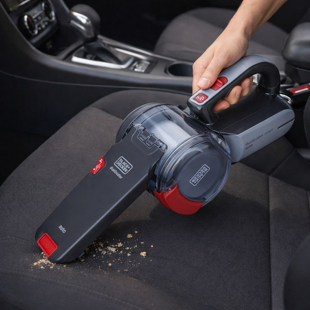 Black And Decker Dustbuster Pivot Cordless Handheld Vacuum Cleaner Multicolour 12V PV1205B