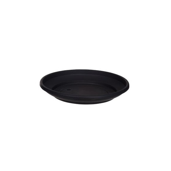 Whitefurze Saucer Black 20cm G020885 | Pot Tray | For Indoor Outdoor Use | Protects Floors and Surfaces