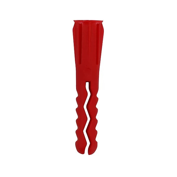 Plasplugs Super Grips Concrete and Brick Fixings Assorted Pack of 150 SAP505CC | 3 Sizes Wall Plugs | 5mm-6mm-7mm | Includes Drill and Screw Gauge | Easy Fix System