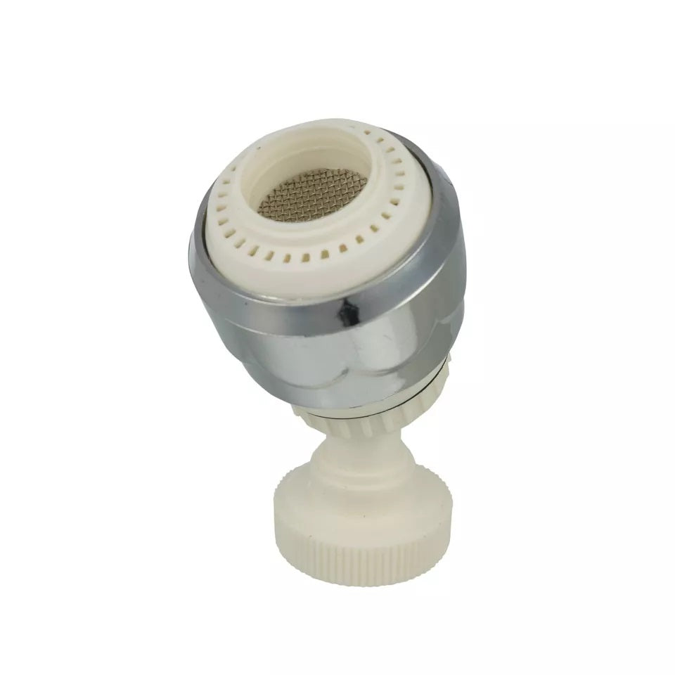 Excellent Houseware Water Economizer Chrome Plated 151971 | Water Saver | Swivel Faucet Attachment | 360 Degree Swivel | Water Flow Controller