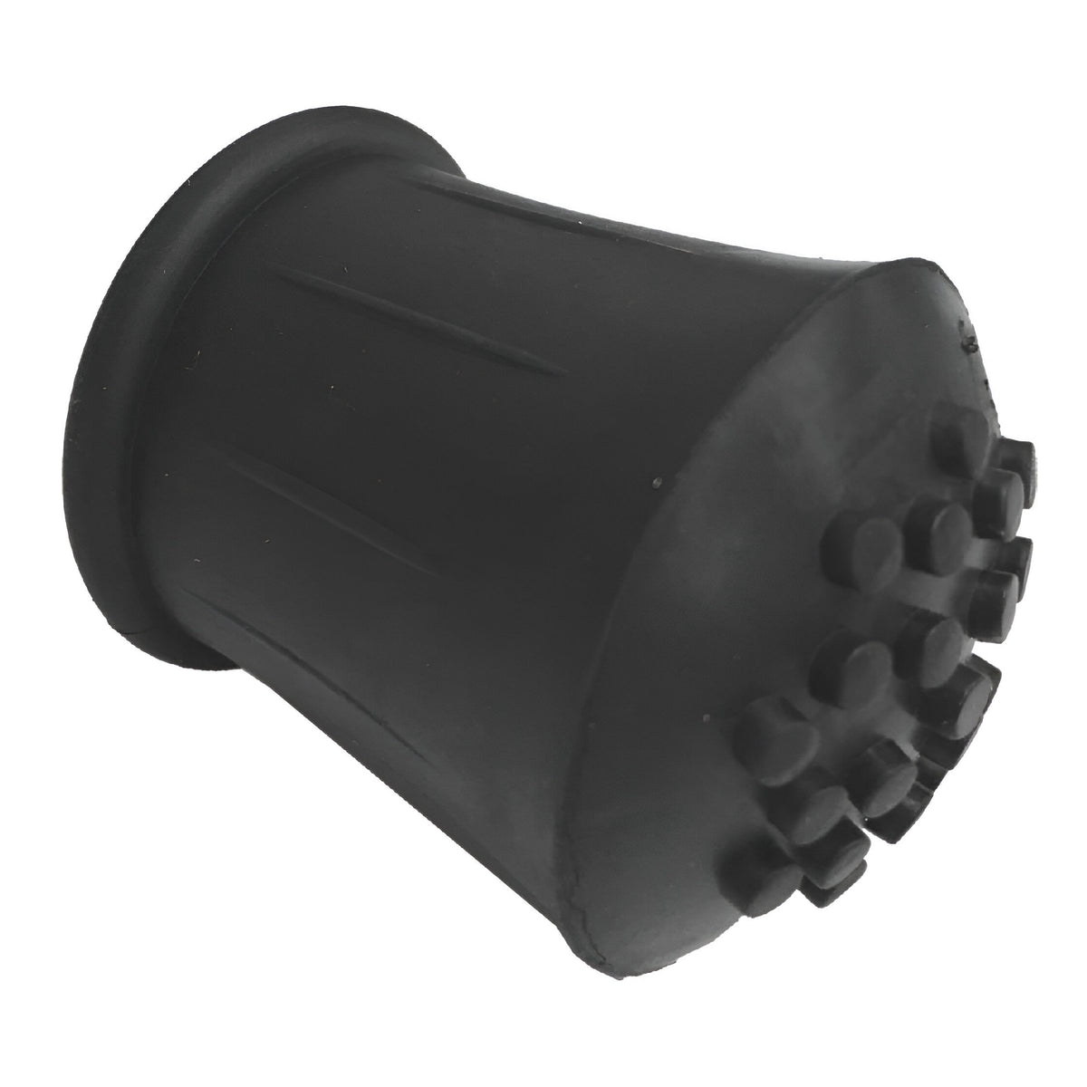 Bulk Hardware Heavy Duty Walking Stick Ferrule Black 22mm Pack of 10 A596