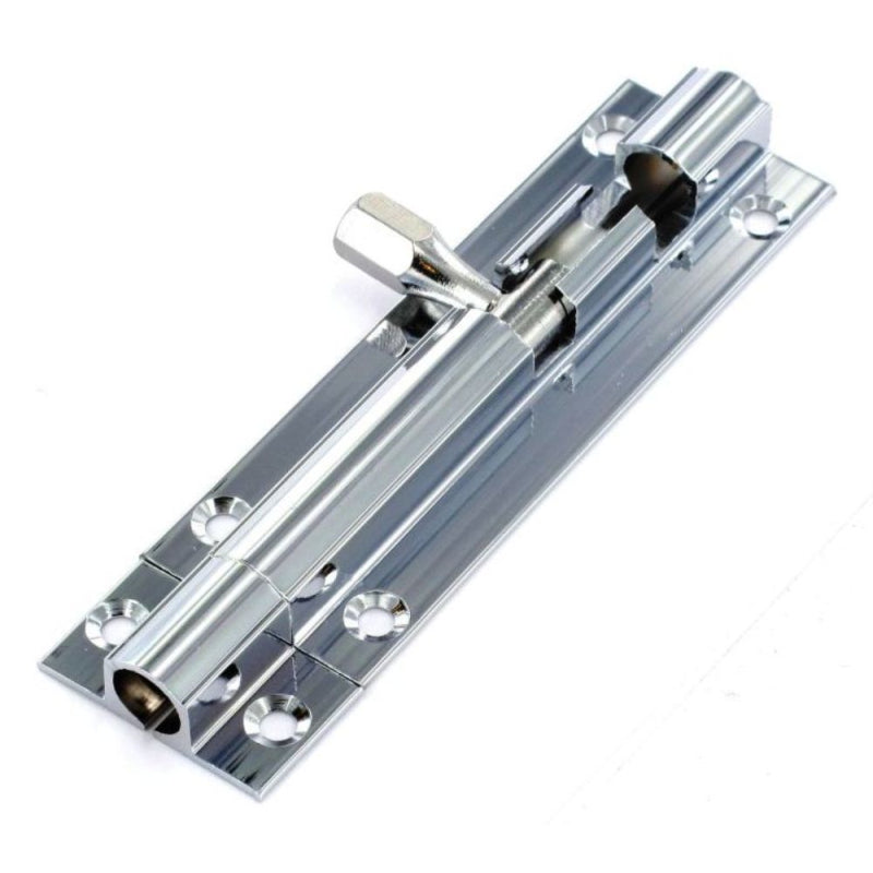 Securit Heavy Duty Stainless Steel Barrel Bolt Door Lock Chrome Finish S1532 | Sliding Security Latch | For Doors-Gates and Cabinets
