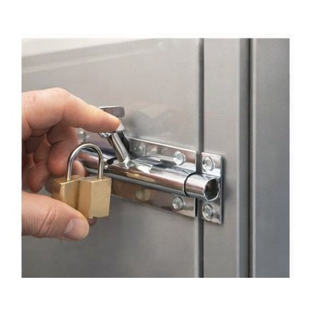 Securit Heavy Duty Stainless Steel Barrel Bolt Door Lock Chrome Finish S1532 | Sliding Security Latch | For Doors-Gates and Cabinets