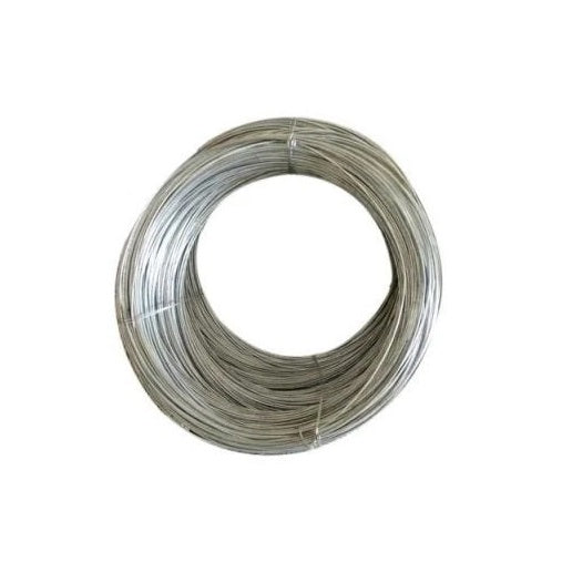 Green Jem Galvanised Garden Wire Silver Finish 14Mtr x 1.2mm GSGW14 | Heavy Duty Plant Support Wire | For Tying-Fixing and Securing Outdoor Gardening Use