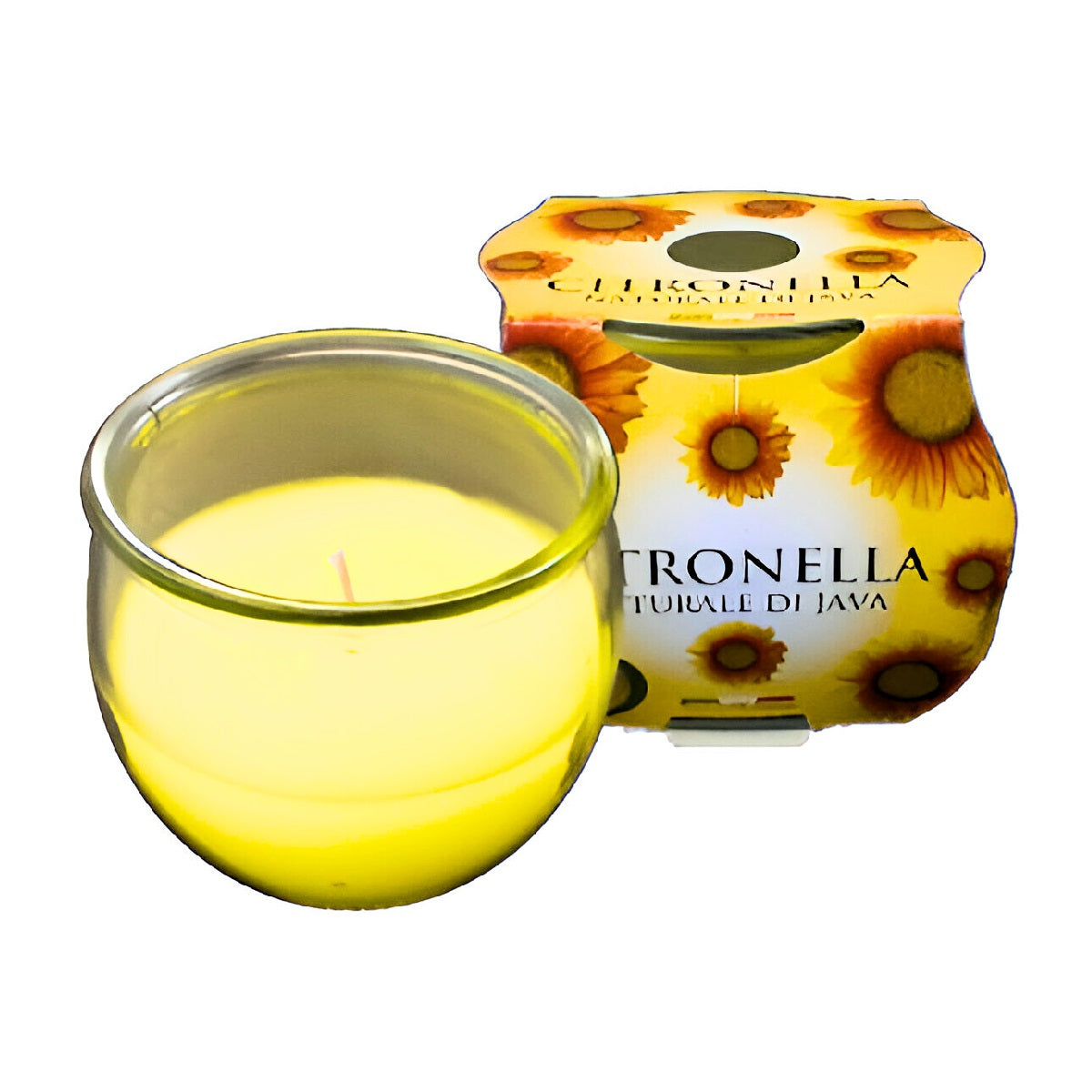 Citronella Jar Candle Yellow 120g 10026 | 25 Hours Burn Time