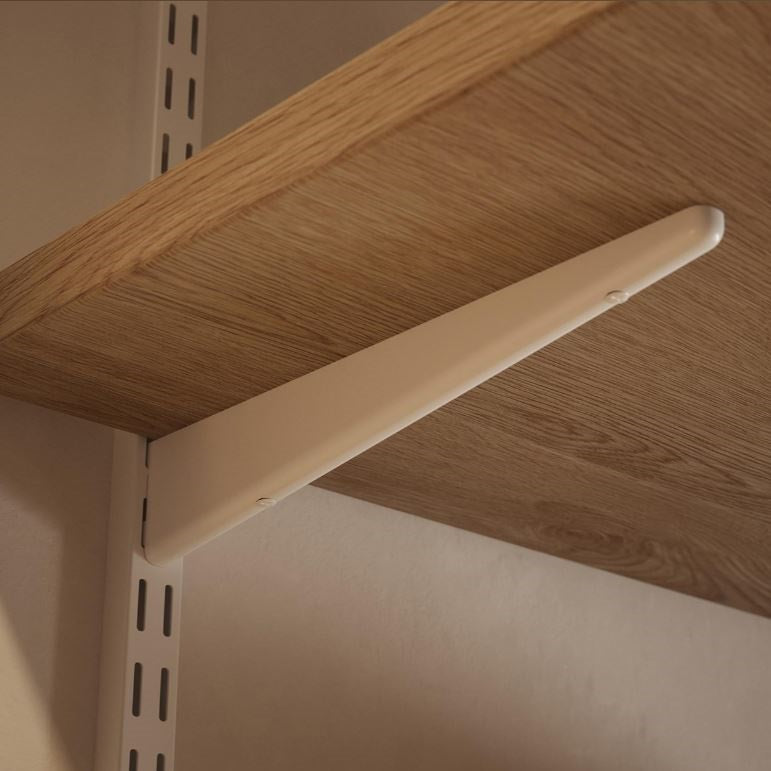 Sapphire Heavy Duty Shelf Brackets Wall Fixing White 27cm SDB270BC | Wall Mount Supports