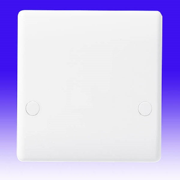 British General Nexus Moulded Flex Outlet Plate Bottom Entry White 45Amp 879