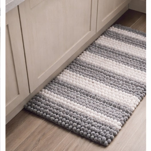 Bathroom Solutions Chenille Anti-Slip Bath Mat Assorted Colours 60cm x 40cm 170494750 | Soft Absorbent Bathroom Rug | Slip-Resistant Bath Rug | Bathroom Carpet