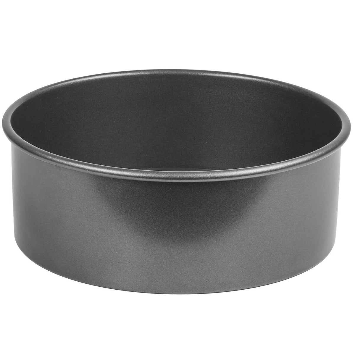 Prochef Loose Base Deep Cake Tin Black 21.6cm x 8cm BKW1831 | Non Stick Round Baking Pan | Heavy-Gauge Carbon Steel | Removable Bottom | Dishwasher Safe Cake Tin | PFAS Free | Cheesecake Pan