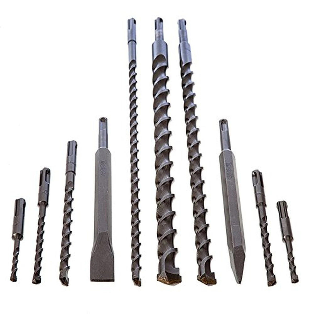Makita SDS Plus Drill Bit Set Silver 10-Piece D-21191