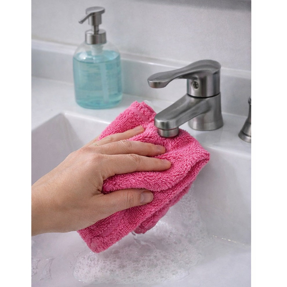 151 Elbow Grease Microfibre Cloths Assorted Colours Extra Large Pack of 4 EG317 | Reusable and Machine Washable | Multi-Purpose Cleaning Cloths | Super Absorbent Duster | Surface Cleaner | For Kitchen-Bathroom and Home | Clean Stubborn-Ingrained Stains