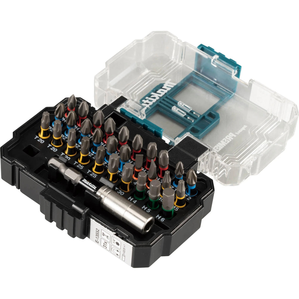 Makita Impact Premier Torsion Bit Set Silver 31-Piece E-13552