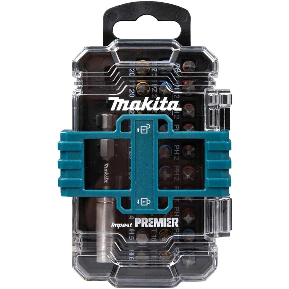 Makita Impact Premier Torsion Bit Set Silver 31-Piece E-13552