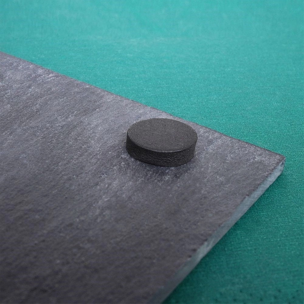 Excellent Houseware Rectangular Slate Serving Platter Black 30cm x 20cm 210000190 | Natural Slate | Food Serving Board | Cheese Platter | Tapas-Dessert Presentation Plate