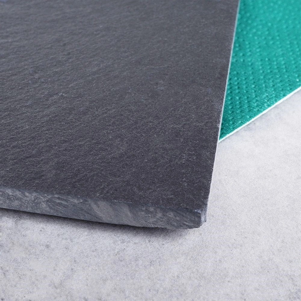 Excellent Houseware Rectangular Slate Serving Platter Black 30cm x 20cm 210000190 | Natural Slate | Food Serving Board | Cheese Platter | Tapas-Dessert Presentation Plate