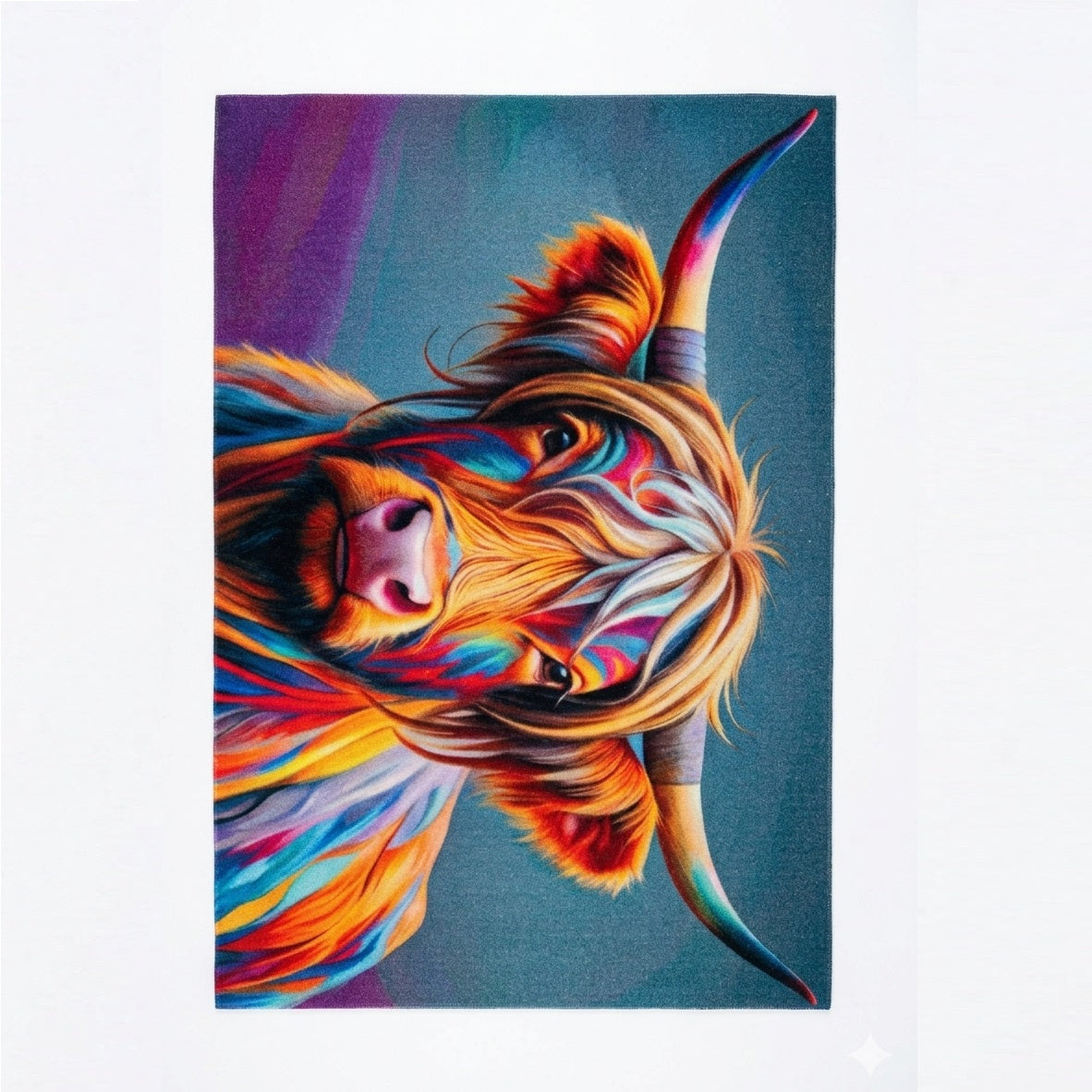 Likewise KnightsBridge Highland Abstract Multicoloured 75cm x 50cm HIGHLAND | Ideal for Kitchens Hallways and Entrances | Protecting Your Floors and the Environment