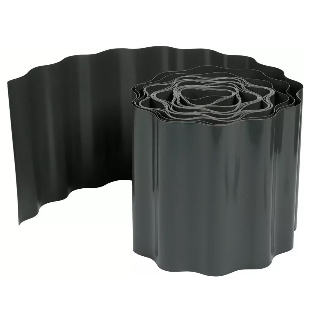 Pro Garden Border Fence Black 9Mtr x 15cm CY8954610