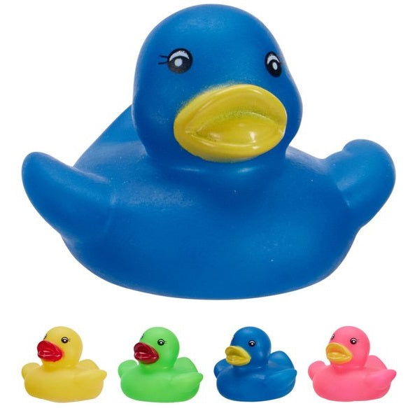 Bath Time Fun Rubber Duck Assorted Colours Pack of 4 SG1000270 | Colourful Squeaky Bath Ducks | For Babies and Toddlers | Floating Water Toys for Kids | Bath Duck Toy | Floating Rubber Duck | Kids Water Toy | Baby Bathroom Accessories