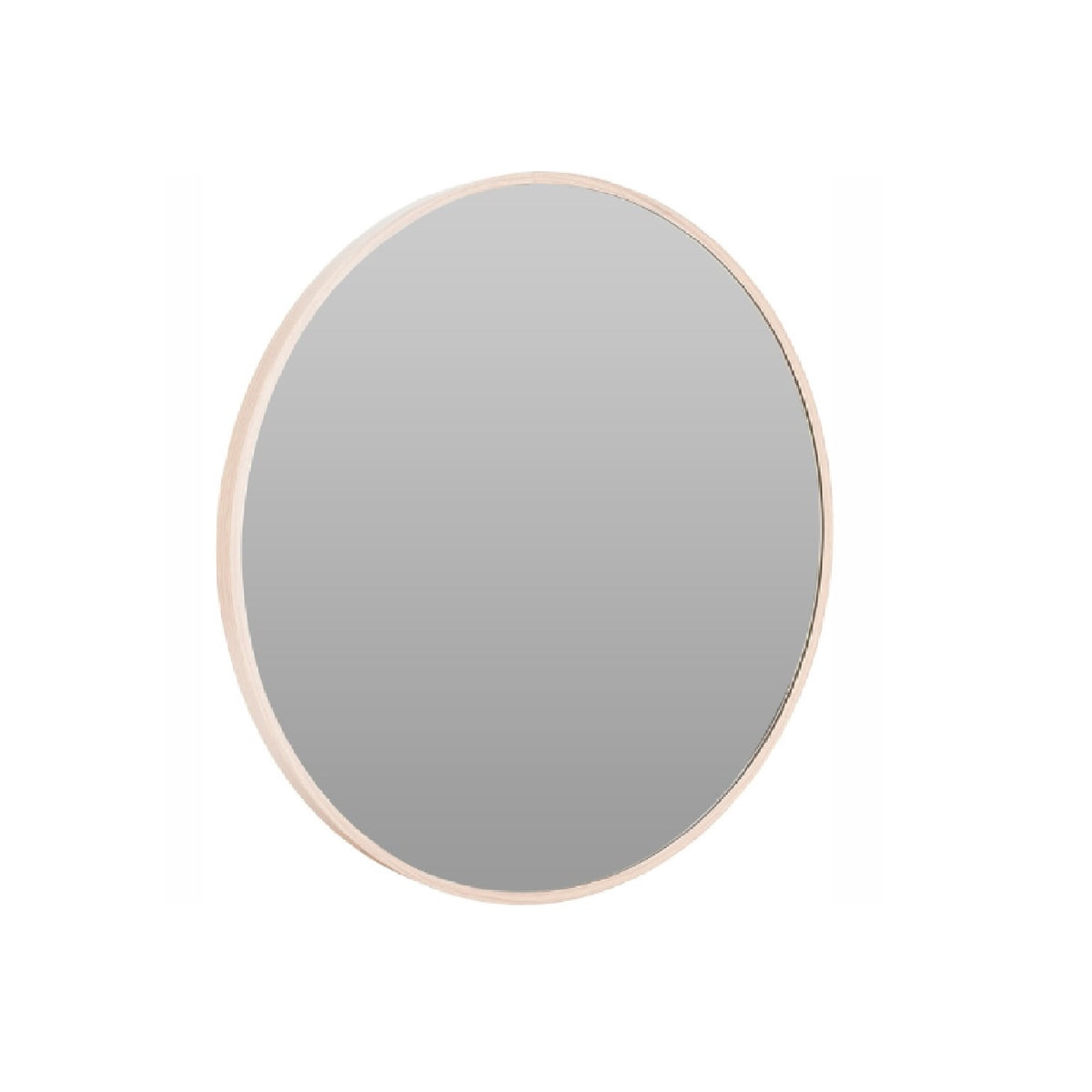 Round Aluminium Wall Mirror 50cm FL2800150 | Circular Metal Frame Mirror |  Modern Vanity Mirror |  Decorative Accent Wall Mirror for Bathroom-Bedroom-Living Room and Hallway