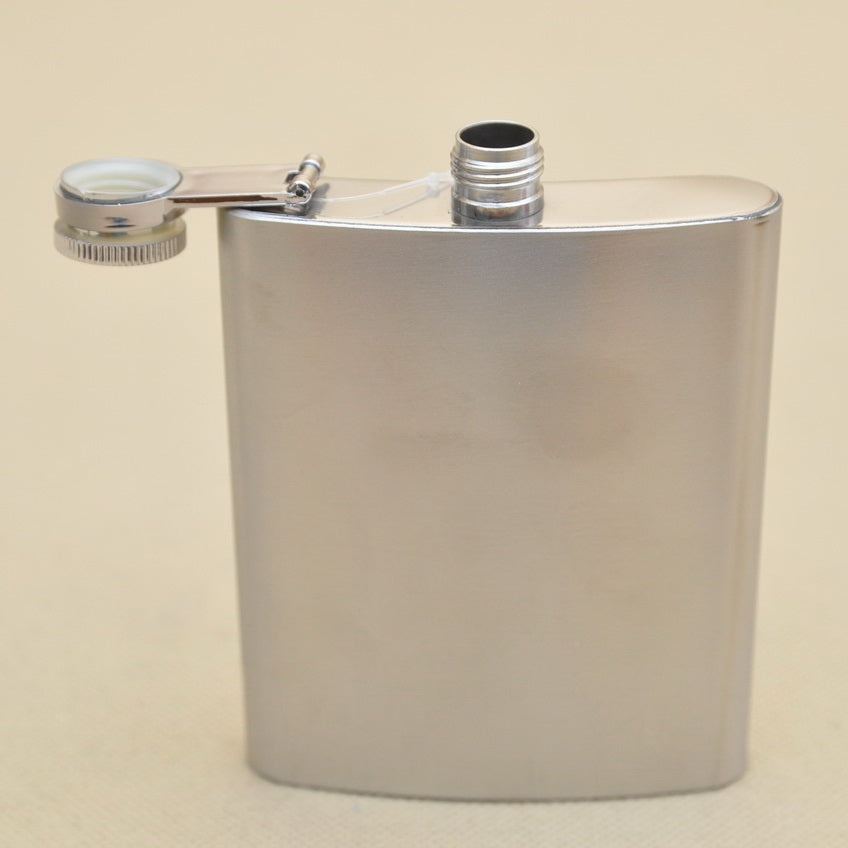 Barware Stainless Steel Hip Flask Chrome 207ml 170489100
