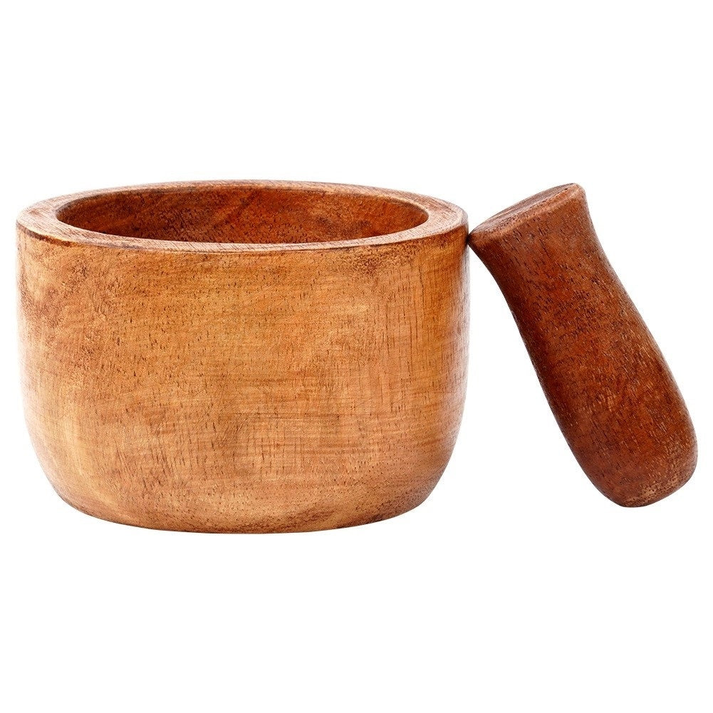 Excellent Houseware Mango Wood Pestle and Mortar Natural A55700230