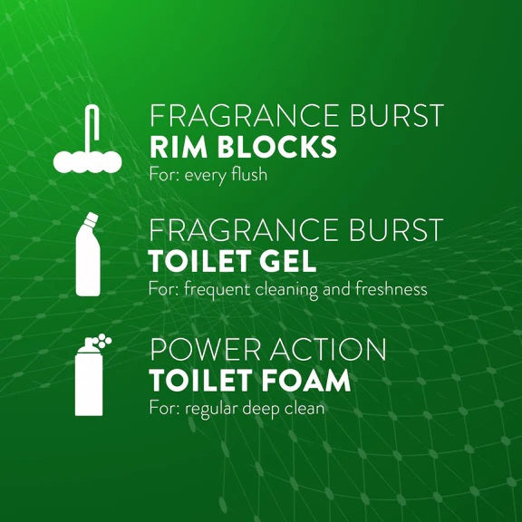 Zoflora Fragrance Burst Caribbean Grapefruit and Lime Toilet Gel Multicoloured 750ml 12190 | Scent Boosting Technology | Kills Bacteria | Long Lasting Toilet Cleaner | Toilet Cleaning Gel | Hygiene Gel | Toilet Bowl Sanitising Gel | Refreshing Scent