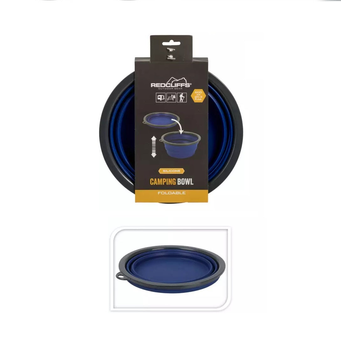 Redcliffs Outdoor Gear Multi Purpose Foldable Silicone Camping Bowl Assorted Colours 600ml 170491710 | Travel Food Bowl | Portable Camping Dish | Hiking Picnic Bowl | Camping Accessories | Collapsible Bowl | Outdoor Tableware | Cookware Bowl | Reusable Bowl | Camping Utensils