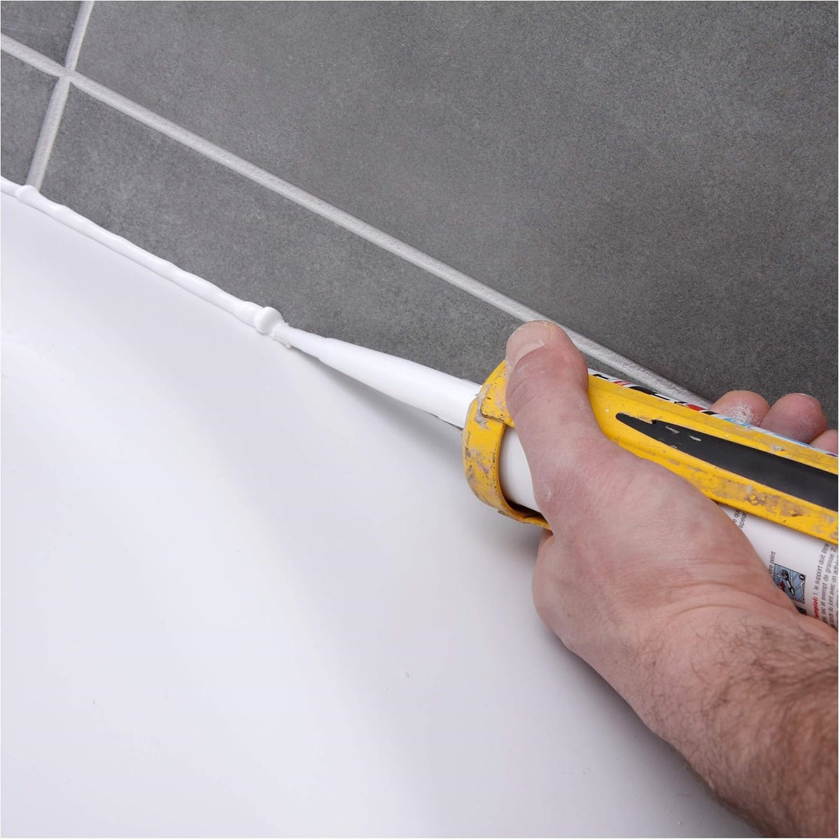 Everbuild General Purpose Silicone Sealant White 280ml 12GPSWE | Multi Surface Waterproof Sealant | Mould Resistant | Permanently Flexible | Multi Purpose Sealant | Bathroom Sealant | Kitchen Sealant | Window Sealant | Door Sealant | Gap Filler Sealant