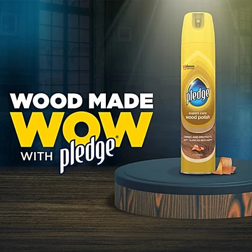 SC Johnson Pledge Expert Care Classic Wood Polish 250ml 270115 | Removes Dust and the Allergens | Shines and Protects