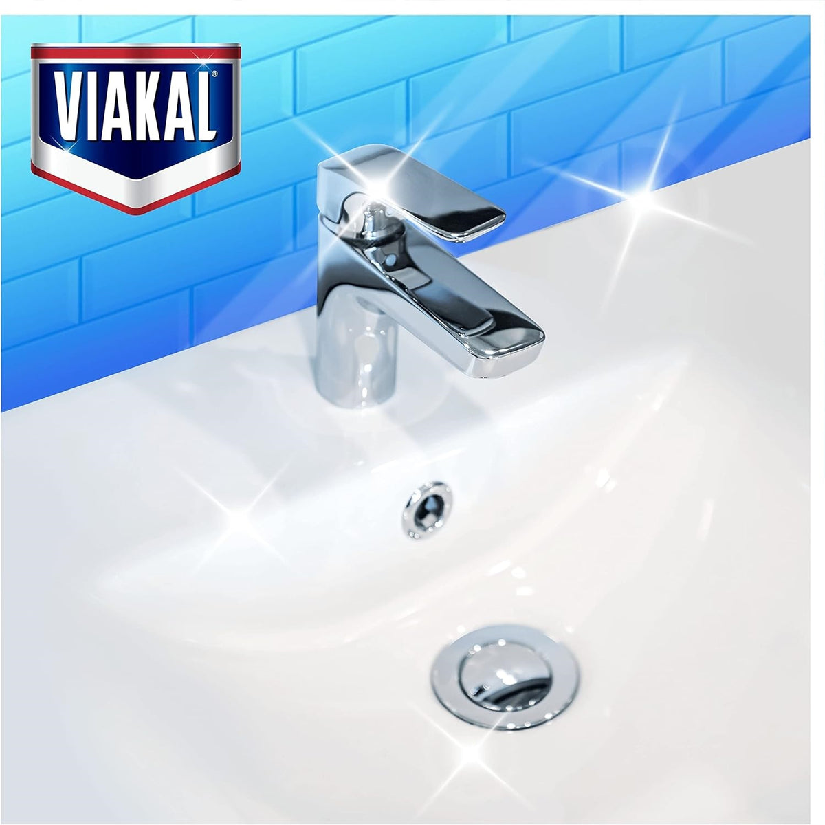 Viakal Classic Limescale Remover Spray White 500ml 91996 | Anti Droplet Technology | Powerful Bathroom Descaler | Removes Hard Water Limescale | Shower Cleaner | Sink Cleaner | Bathroom Surface Cleaner