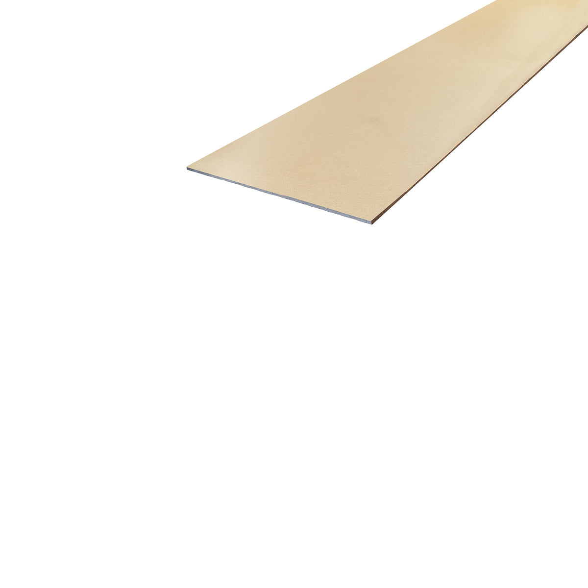 Cheshire Mouldings Hardboard Sheet White Faced with Natural Brown Reverse 1220mm x 610mm x 3mm HB07 | Smooth Engineered Board Panel | Thin MDF Alternative | DIY Board | Furniture Backing Board | Floor Covering Sheet | General Purpose Sheet Material