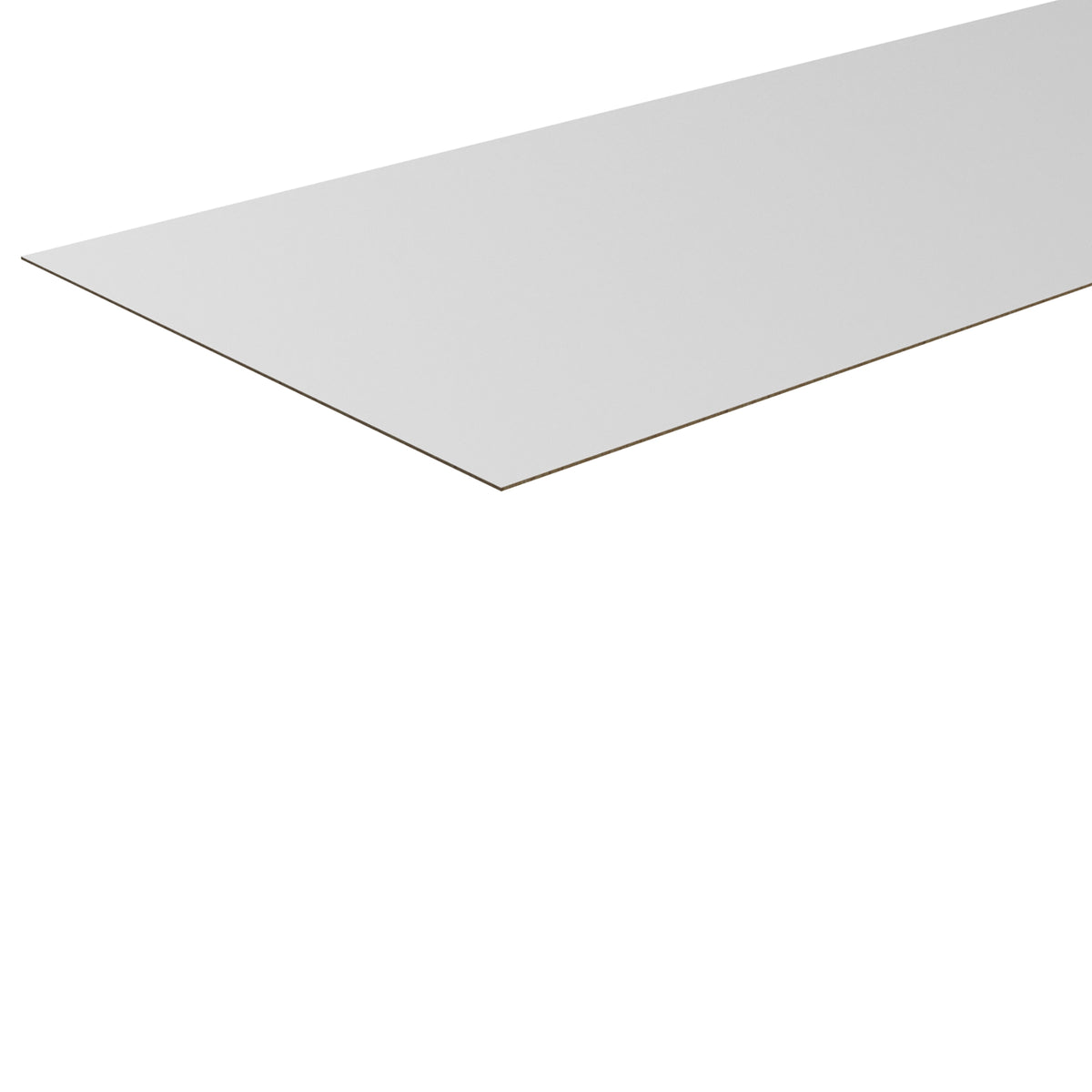 Cheshire Mouldings Hardboard Sheet White Faced with Natural Brown Reverse 1220mm x 610mm x 3mm HB07 | Smooth Engineered Board Panel | Thin MDF Alternative | DIY Board | Furniture Backing Board | Floor Covering Sheet | General Purpose Sheet Material