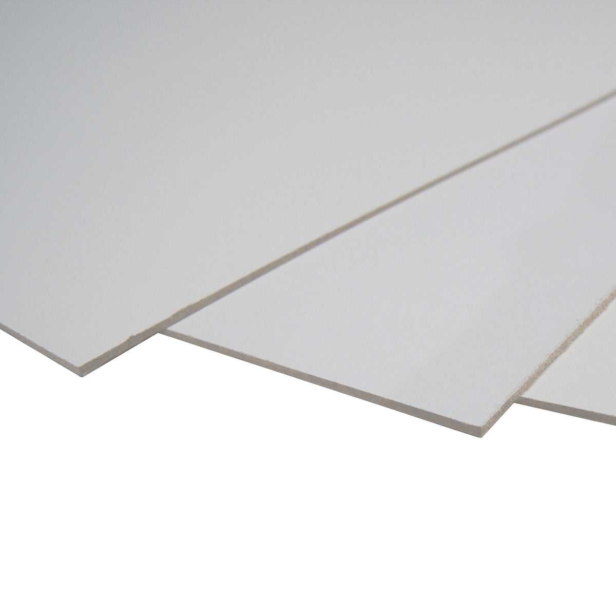 Cheshire Mouldings Hardboard Sheet White Faced with Natural Brown Reverse 1220mm x 610mm x 3mm HB07 | Smooth Engineered Board Panel | Thin MDF Alternative | DIY Board | Furniture Backing Board | Floor Covering Sheet | General Purpose Sheet Material