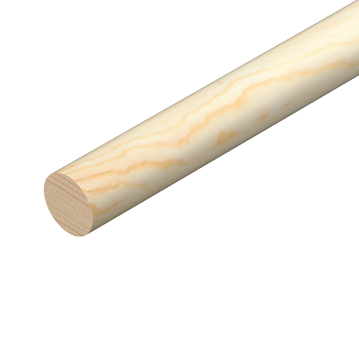 Cheshire Mouldings Pine Wood Dowel Rod Natural 2.4Mtr x 12mm x 12mm TM532 | Round Wooden Dowel Stick | Pine Timber Dowel Rod | Wood Joinery Dowel Pin | Furniture Making Craft Wood Rod | PEFC Certified