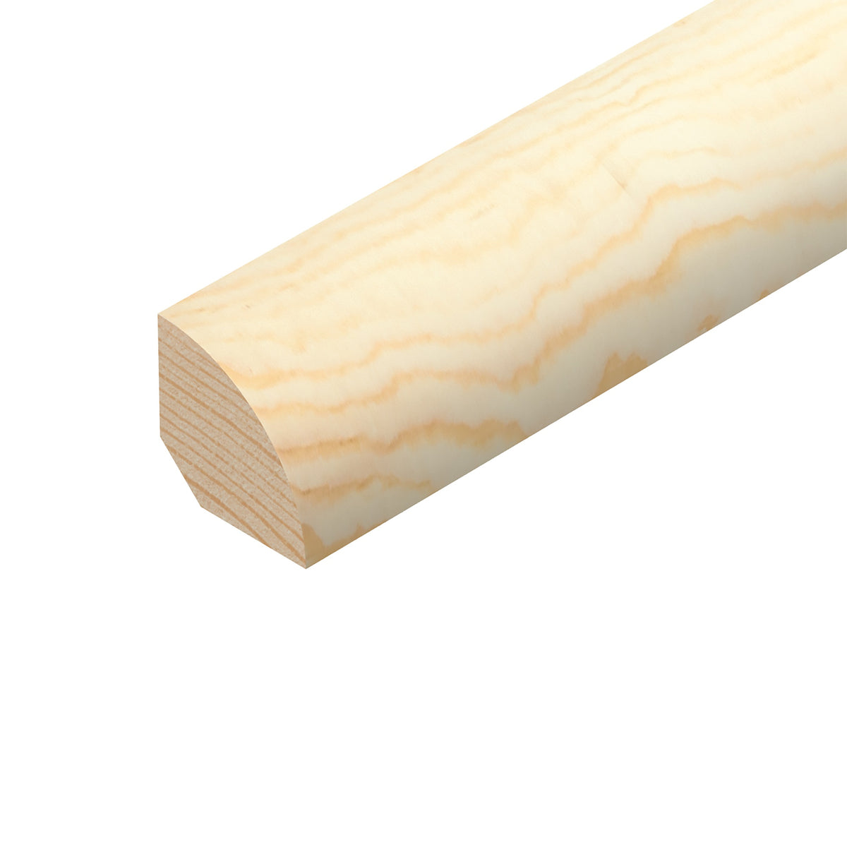 Cheshire Mouldings Quadrant Pine Natural 2.4Mtr 15mm x 15mm 2.16Kg TM672 | PEFC Certified | Timber Quadrant | For DIY Jobs | Mouldings | Quadrant | Home Decor | Wooden Flooring | Skirting Boards | Wall to Worktop Joints | Versatile Moulding