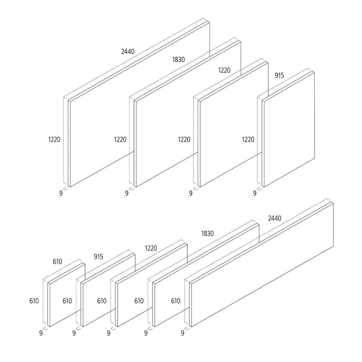 Cheshire Mouldings Hardwood Plywood Board Natural 1220mm x 610mm x 9mm PLY21 | CE Certified Engineered Sheet | Smooth Sanded Panel | Structural and Non Structural Board | DIY Board | Furniture Board | Van Lining | Shop Fitting | Shelving Board | General