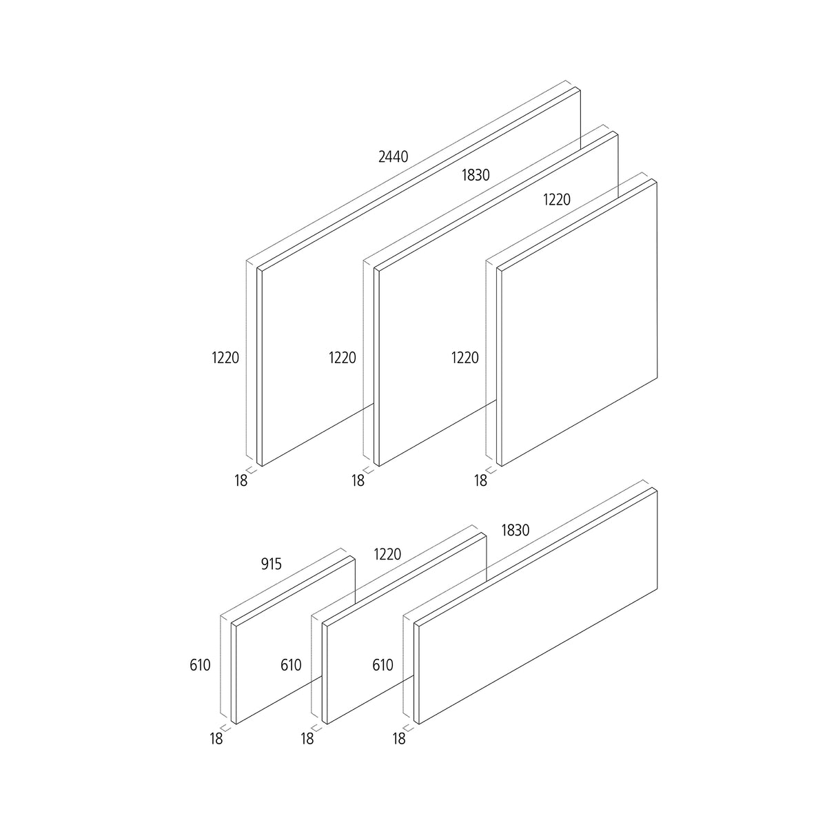 Cheshire Mouldings Hardwood Plywood Board Natural 1220mm x 610mm x 18mm PLY38 | CE Certified Engineered Sheet | Smooth Sanded Panel | Horizontal and Non Structural Board | DIY Board | Furniture Board | Internal Decking | Van Lining | Shelving Board