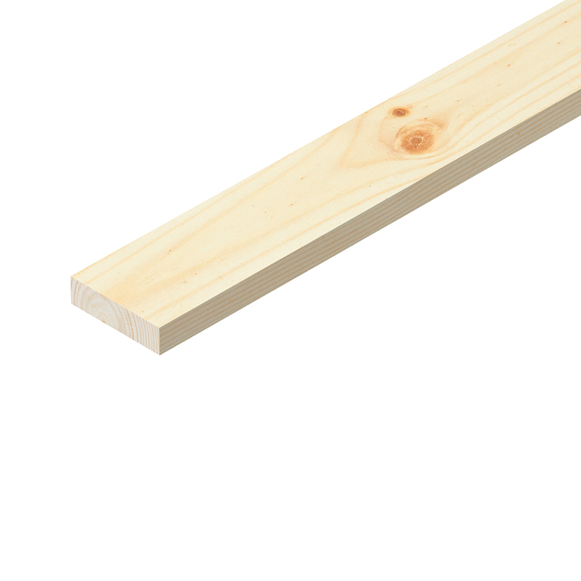 Cheshire Mouldings Pine Planed Stripwood Natural 2400mm x 64mm x 12mm TM1003 | PEFC Certified | PSE Timber Strip | Smooth Square Edge Wood | DIY Wood Batten | Support Batten | Joinery Timber | Internal Use Wood Strip