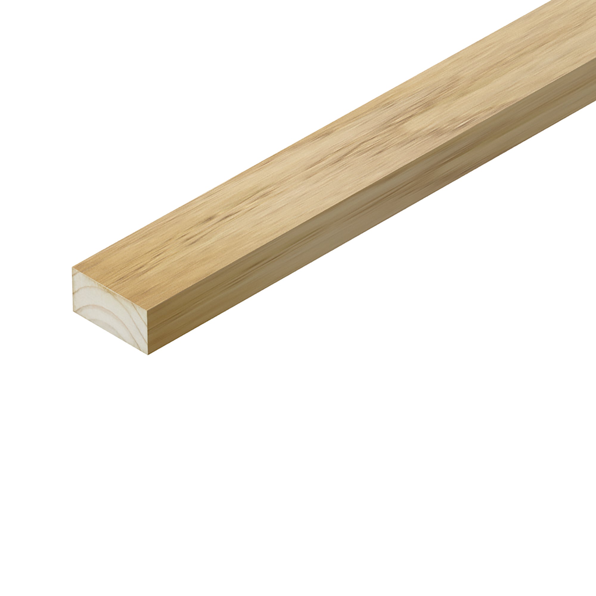 Cheshire Mouldings Pine Planed Treated Timber Natural 2400mm x 38mm x 19mm TM1028 | PEFC Certified | Smooth Square Edge Wood | Outdoor Timber Batten | DIY Wood Strip | Joinery Timber | Internal External Use Wood