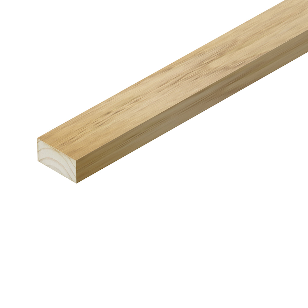 Cheshire Mouldings Pine Planed Treated Timber Natural 2400mm x 38mm x 19mm TM1028 | PEFC Certified | Smooth Square Edge Wood | Outdoor Timber Batten | DIY Wood Strip | Joinery Timber | Internal External Use Wood