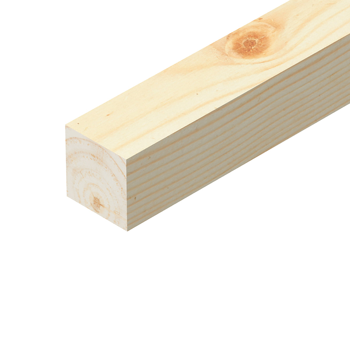 Cheshire Mouldings Planed Pine Stripwood Natural 2.4Mtr x 21mm x 21mm TM1086 | PEFC Certified | Square Planed Timber Strip | Pine Wood Moulding Batten