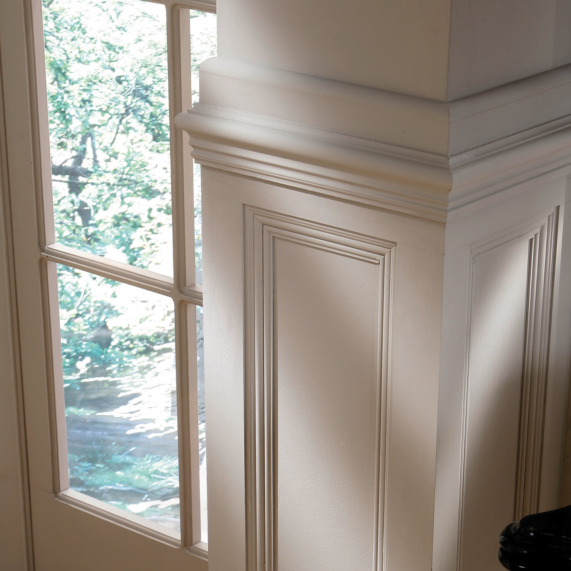 Cheshire Mouldings Pine Glass Bead Natural 2.4Mtr x 9mm x 9mm TM570 | PEFC Certified | Pine Timber Beading | Wooden Glass Beading Trim | Pine Moulding Strip
