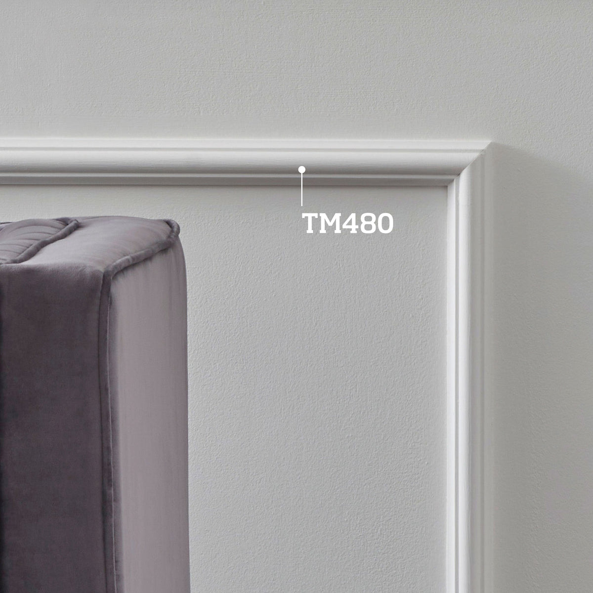 Cheshire Mouldings Pine Dado Rail Moulding Natural 2.4Mtr x 41mm x 20mm TM480 | PEFC Certified | Pine Timber Dado Rail | Decorative Wooden Wall Trim | Interior Pine Moulding Strip