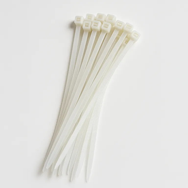 Dekton Heavy-Duty Multi Purpose Cable Ties White 200mm x 4.8mm Pack of 80 DT70457 | Clic-Loc Technology | High Tensile Strength | Temperature Resistant | Self-Locking Teeth | For Indoor and Outdoor Use | UV Resistance | Bundle Diameter 50mm | Holds Up to 20Kg | For Craft-DIY and Trade Use | Bundling Tools